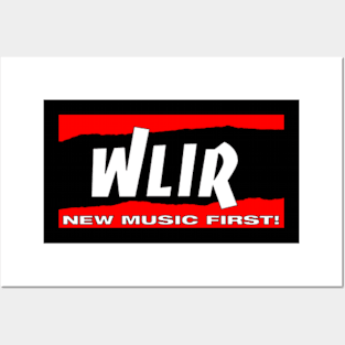 WLIR 92.7 1986 New Music First Throwback Design Posters and Art